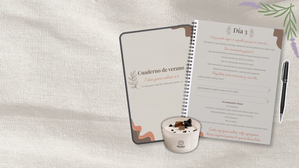 Cuaderno de Verano FloreSer, guía gratuita de 7 días para volver a ti.
