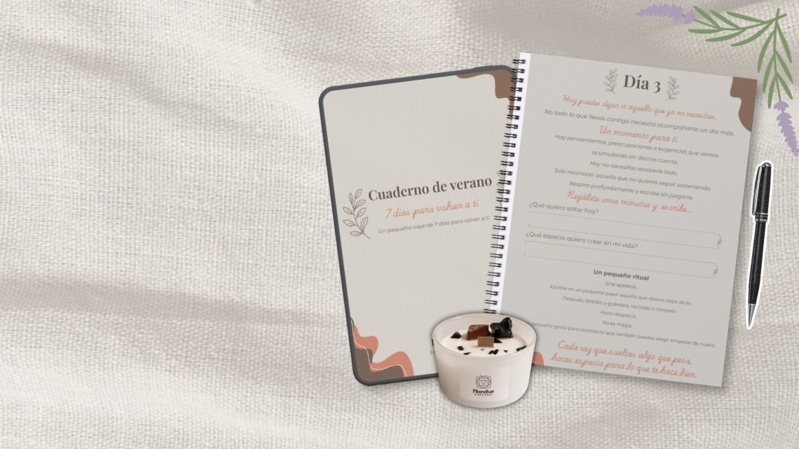 Cuaderno de Verano FloreSer, guía gratuita de 7 días para volver a ti.