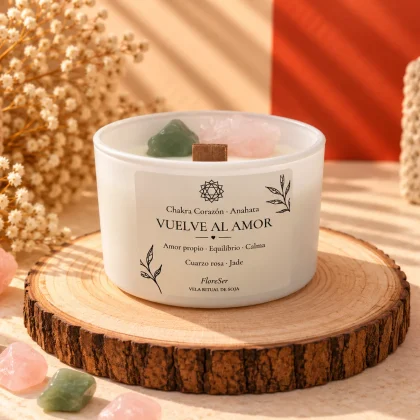 Vela Chakra Corazón – Amor y Equilibrio